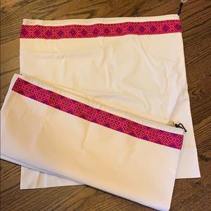 Tory Burch boot bags 2 includes brand new